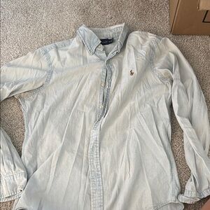 Polo by Ralph Lauren Blue Casual Button Down Shirt